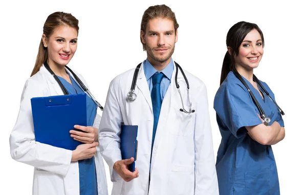 Tři zdravotnické pracovníky — Stock fotografie