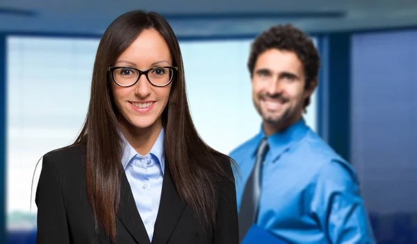 Socios comerciales en la oficina — Foto de Stock