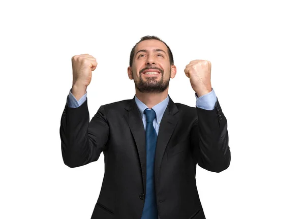 Very happy employee — Stock Photo, Image