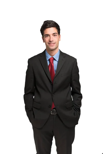 Sorrindo retrato de homem de negócios — Fotografia de Stock