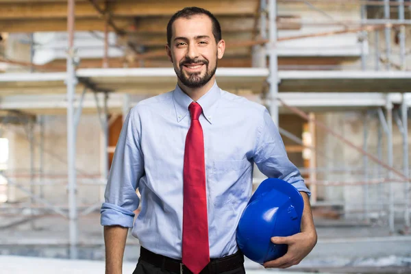 Casco de soporte de ingeniero — Foto de Stock