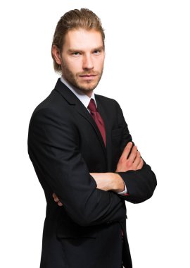 genç yakışıklı işadamı