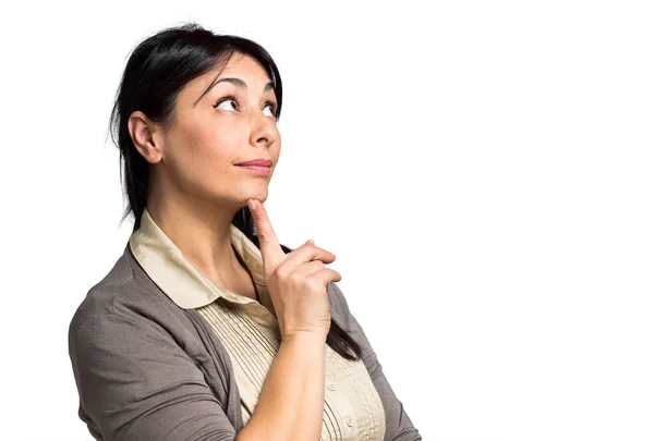 Beautiful businesswoman thinking — Stock Photo, Image