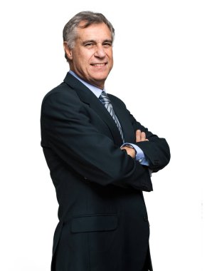 Beyaz tenli yakışıklı iş adamı