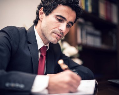 ofiste iş işadamı