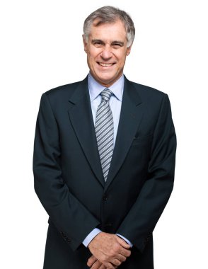 Beyaz tenli yakışıklı iş adamı