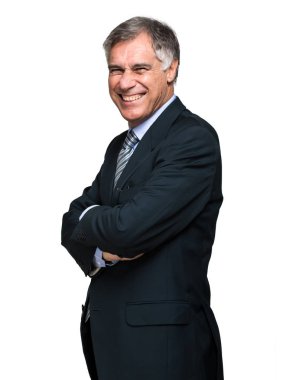 Beyaz tenli yakışıklı iş adamı