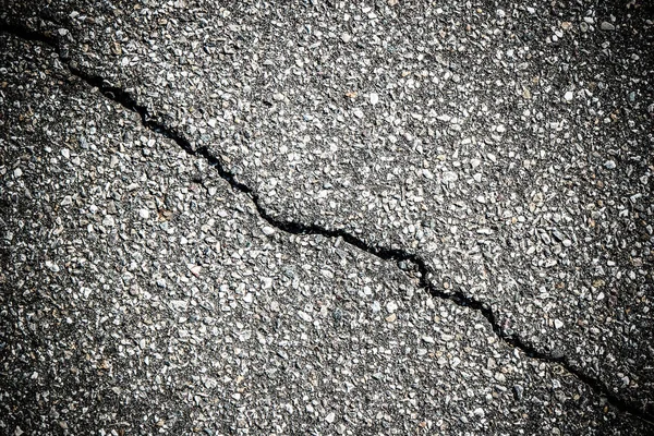 Cracked texture de fond de route — Photo