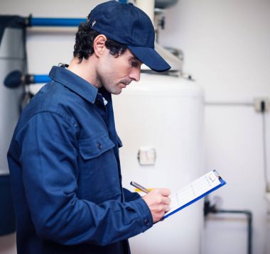 Bir belge üzerinde yazma tesisatçı