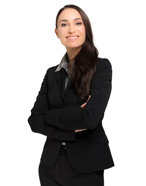 Retrato de una joven empresaria — Foto de Stock