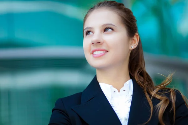 Smiling female manager — Stock Photo, Image