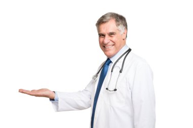Aç elini gösterilen doktor