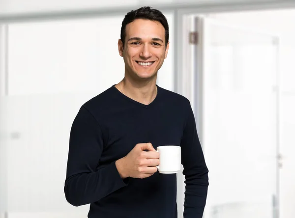 Man drinking coffee — Stock Photo, Image