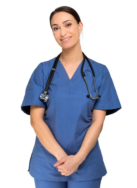 Młody, uroczy pielęgniarka — Zdjęcie stockowe