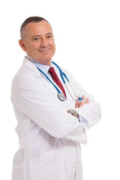 Doctor isolated on white — Stock Photo, Image