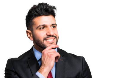 Beyaz üzerine izole iş adamı