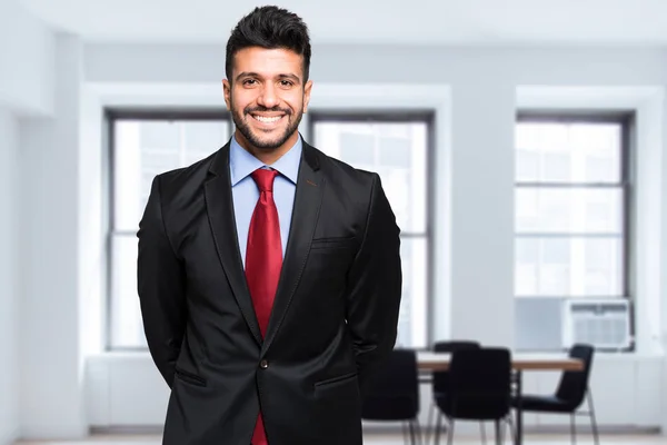 Handsome businessman in his office — Stock Photo, Image