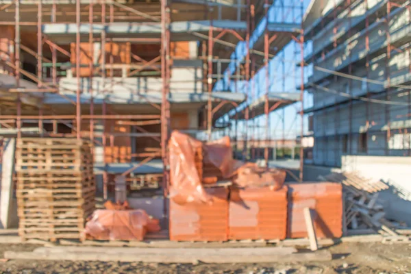 Unklarer Baustellen-Hintergrund — Stockfoto