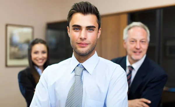 Grupo empresarial sorridente — Fotografia de Stock