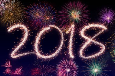 Yeni yıl arifesinde havai fişek 2018