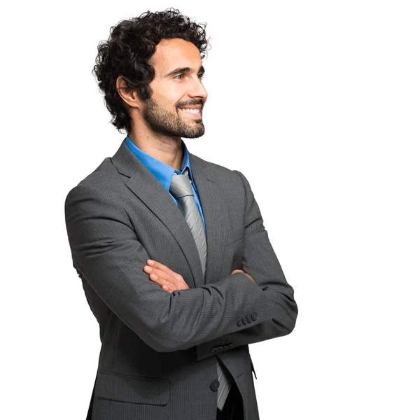 Retrato de homem de negócios sorridente — Fotografia de Stock