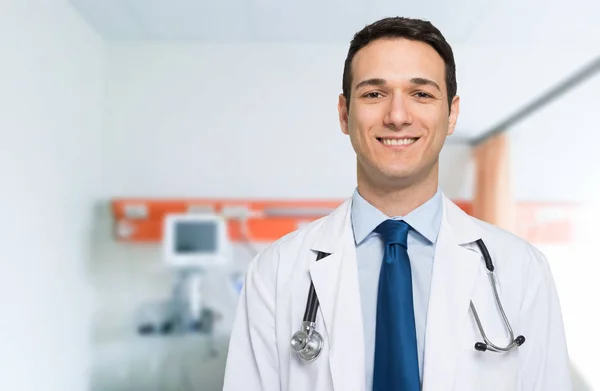 Docteur Dans Une Chambre Hôpital — Photo