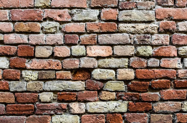 Fondo Textura Pared Ladrillo Rojo Viejo Grueso — Foto de Stock