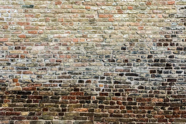 Oude Grungy Rode Bakstenen Muur Textuur Achtergrond — Stockfoto