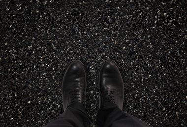 Bir yöneticinin ayak görünümü