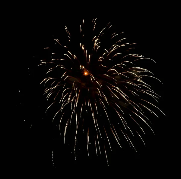 Hermosos Fuegos Artificiales Cielo Celebración Concepto Año Nuevo — Foto de Stock