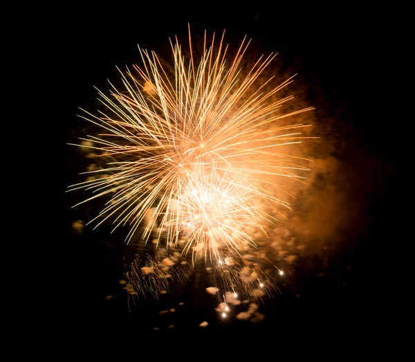 Fuegos Artificiales Cielo Para Celebración Concepto Año Nuevo —  Fotos de Stock