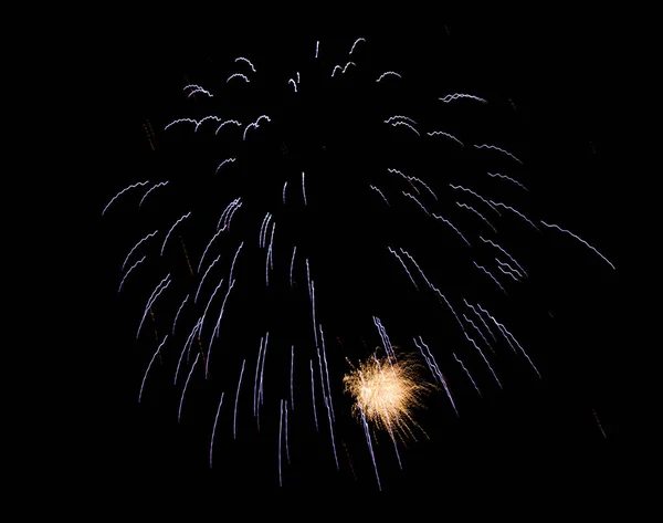 Fuegos Artificiales Cielo Para Celebración Concepto Año Nuevo —  Fotos de Stock