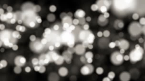 Abstract Bokeh Golden Particles Graphic — Stock Video