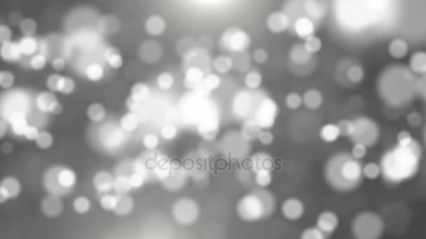 Abstract Bokeh Golden Particles Graphic — Stock Video