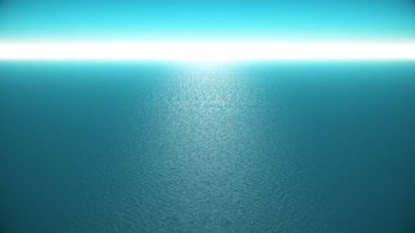 Sahilde güzel bir gün batımı