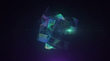 Mavi geometrik arka plan