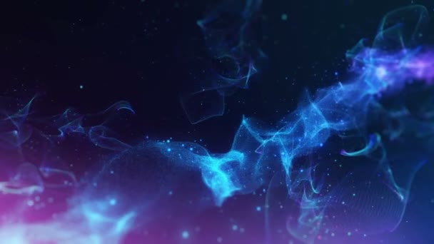 Abstract Particles Background — Stock Video