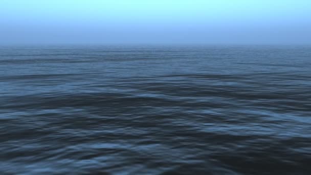 Ocean surface.Calm ocean waves — Stock Video