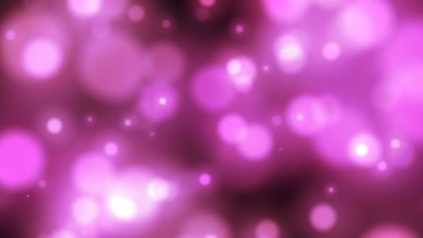 Abstract Particles bokeh Background for love — Stock Video
