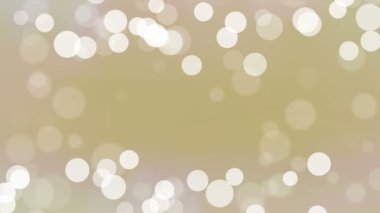 Soyut parçacıklar beyaz ve gümüş bokeh arka plan