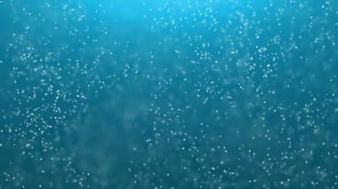 Parçacıklar. Doğal yüzen organik parçacıklar üzerinde güzel arka plan. Işıltılı parçacıklar Bokeh ile. Ağır çekim.