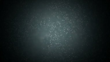 Altın parçacıkları. Arka plan rahatlatıcı doğal yüzen organik parçacıklar üzerinde güzel. Işıltılı parçacıklar Bokeh ile. Ağır çekim.