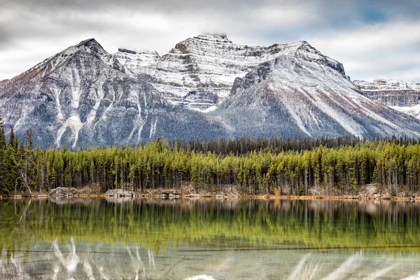 Caduta nelle Montagne Rocciose Canadesi — Foto Stock