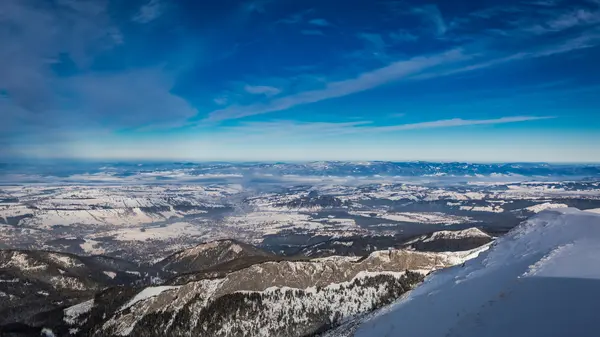 Winter Blick von kasprowy wierch in Tatra-Gebirge, Polen — Stockfoto
