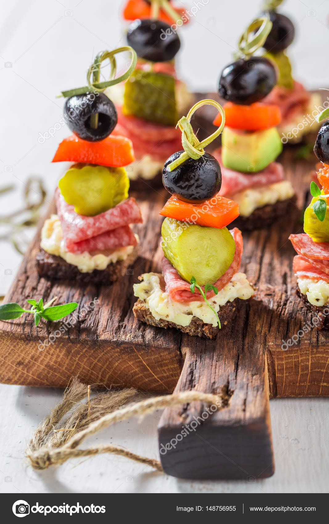 Healthy Various Cold Snacks With Fresh Ingredients For Party Stock Photo Image By C Shaiith79 148756955