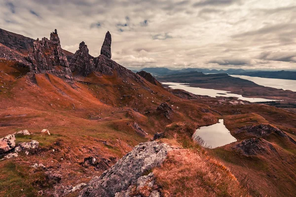 Meravigliosa vista sul Vecchio di Storr, Skye — Foto Stock
