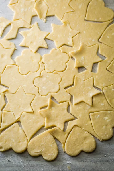 Made of fresh ingredients delicious milky biscuits — Stock Photo, Image