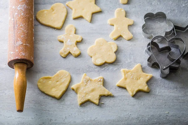 Made of fresh ingredients homemade milky biscuits — Stock Photo, Image