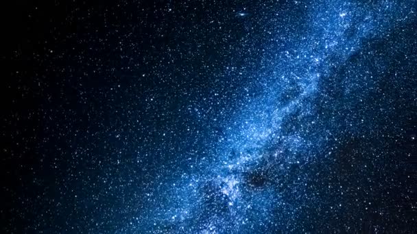 Délai Déplacement Voie Lactée Avec Des Comètes — Video