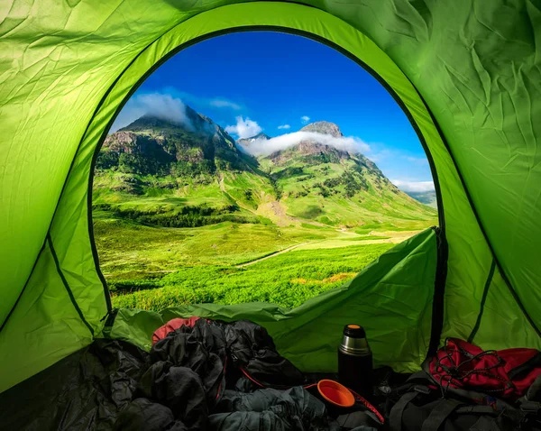 Camping en highland près de Glen Coe, Ecosse — Photo